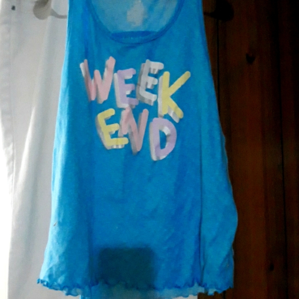 Blue tank weekend